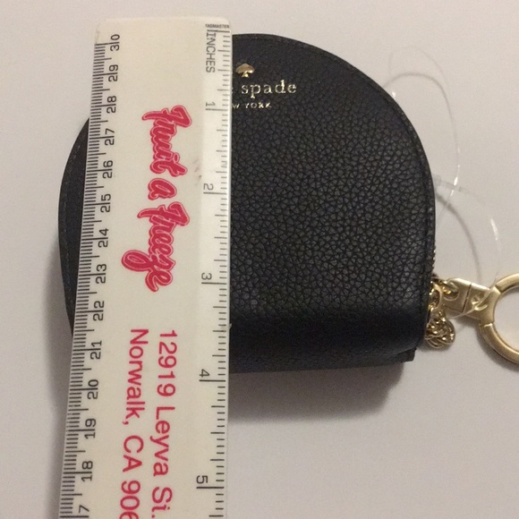 Kate Spade Larchmont Ave Sari Black Leather Wallet - Picture 7 of 7